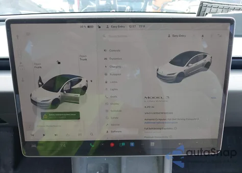 2024 Tesla Model 3 Long Range Dual Motor All-Wheel Drive/Rear-Wheel Drive from USA, damaged, VIN 5YJ3E1EA7RF835209